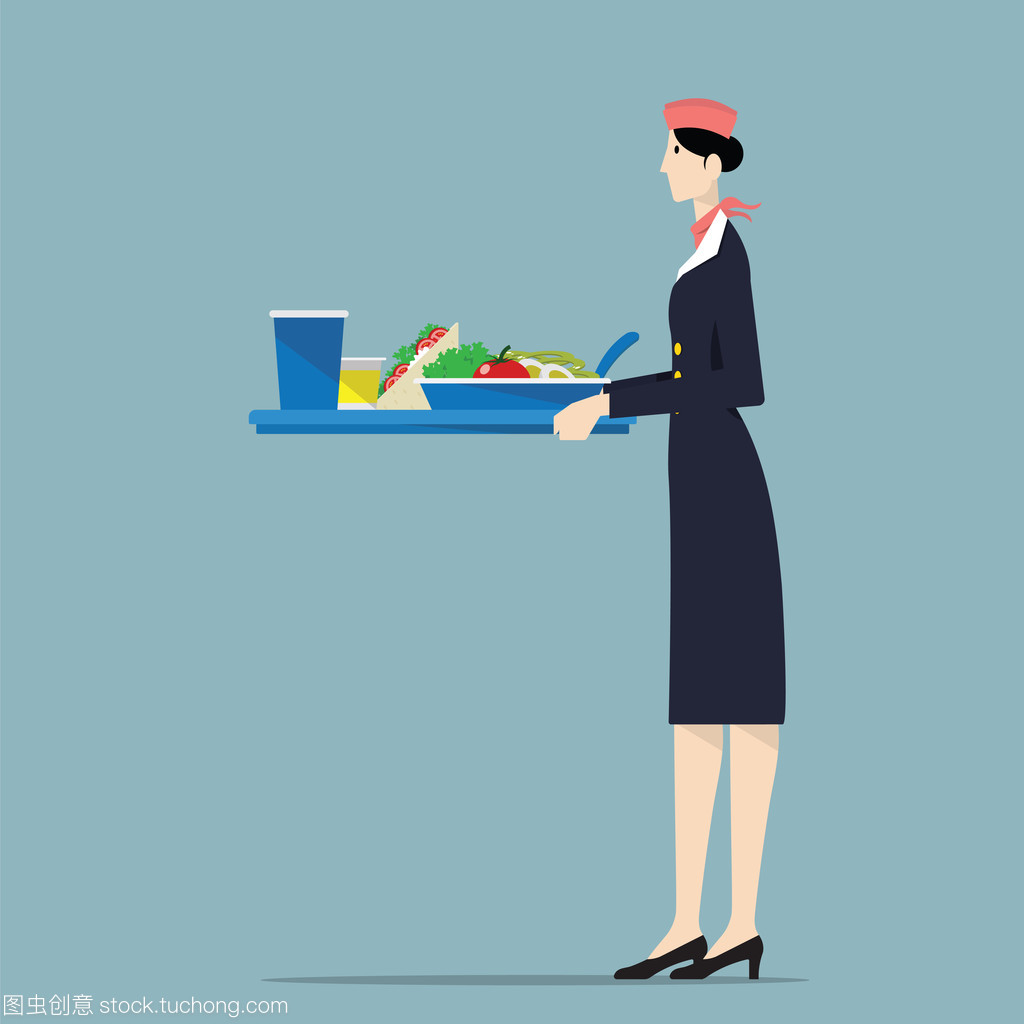 航空公司的女主人服务与餐饮体验 云端上的精致款待